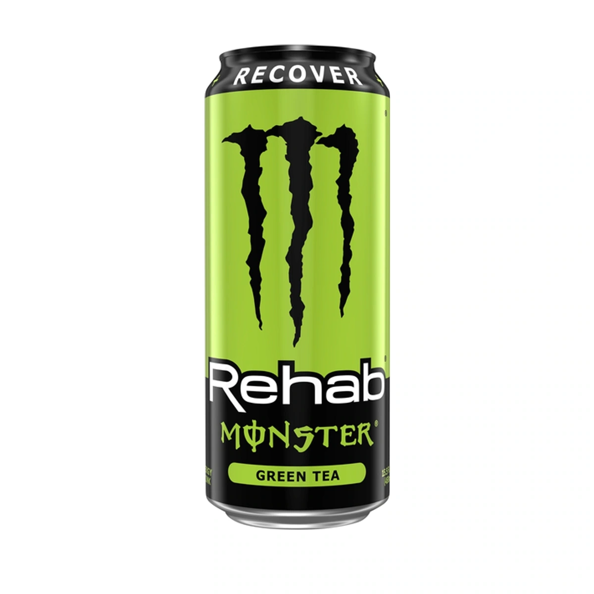 One Monster Rehab Green Tea can