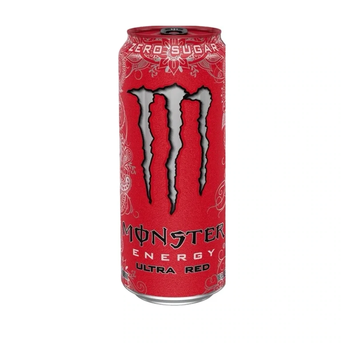 One Monster Energy Ultra Red 16 ounce can