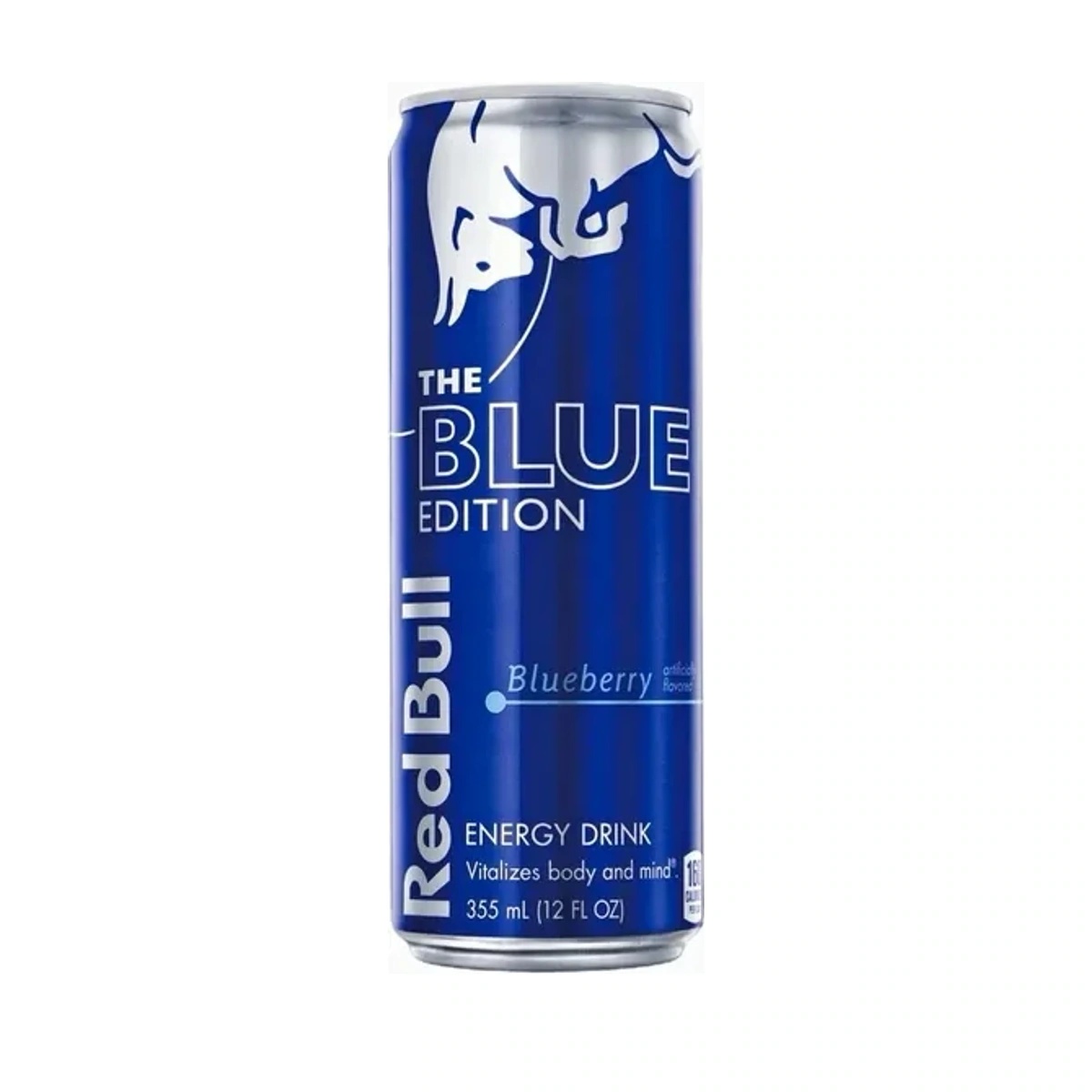 One Red Bull Blue Edition Blueberry 12 ounce can