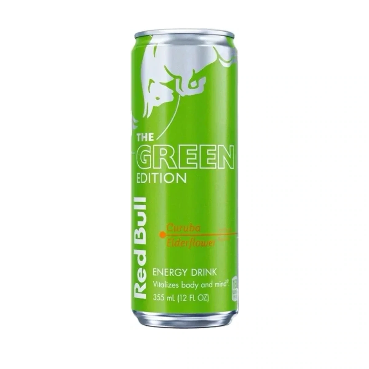 One Red Bull Green Edition Curuba Elderflower 12 ounce can