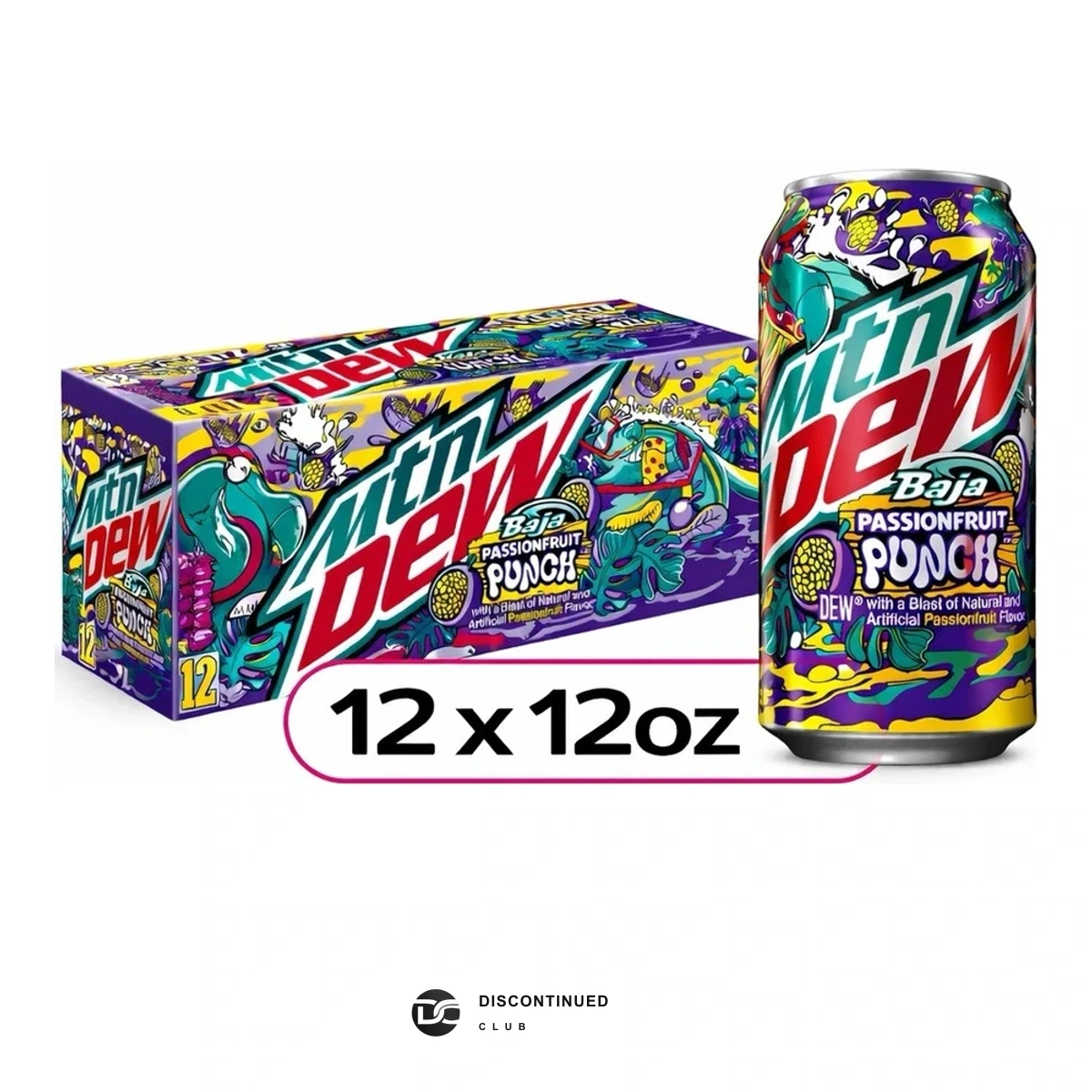 Mountain Dew Baja Passionfruit Punch - Discontinued Club listing view