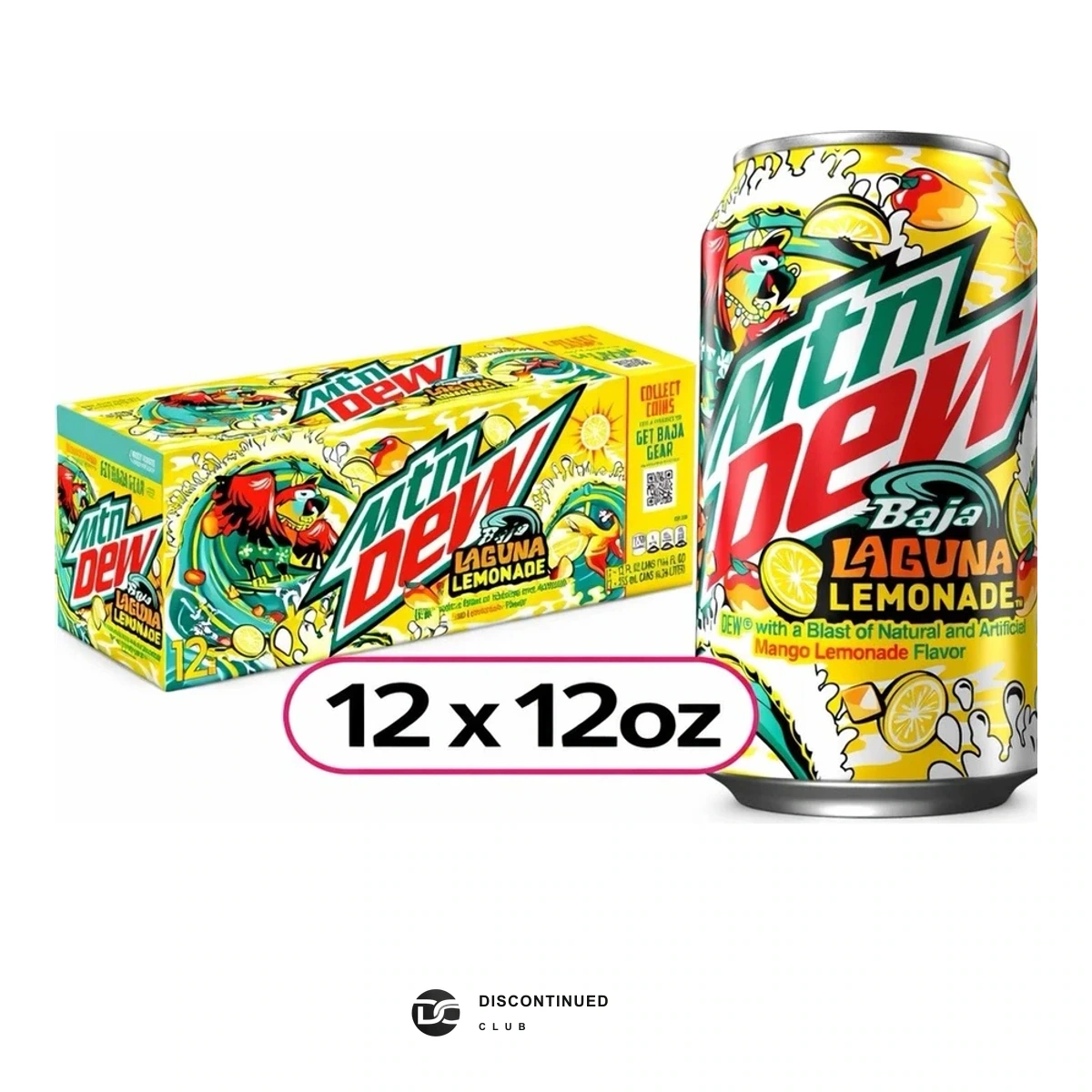 Mountain Dew Baja Laguna Lemonade - Discontinued Club listing view