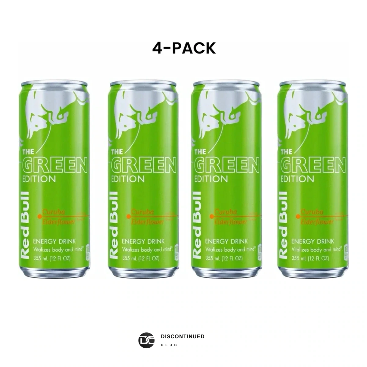 Red Bull Green Edition Curuba Elderflower (4-Pack) - Discontinued Club listing view