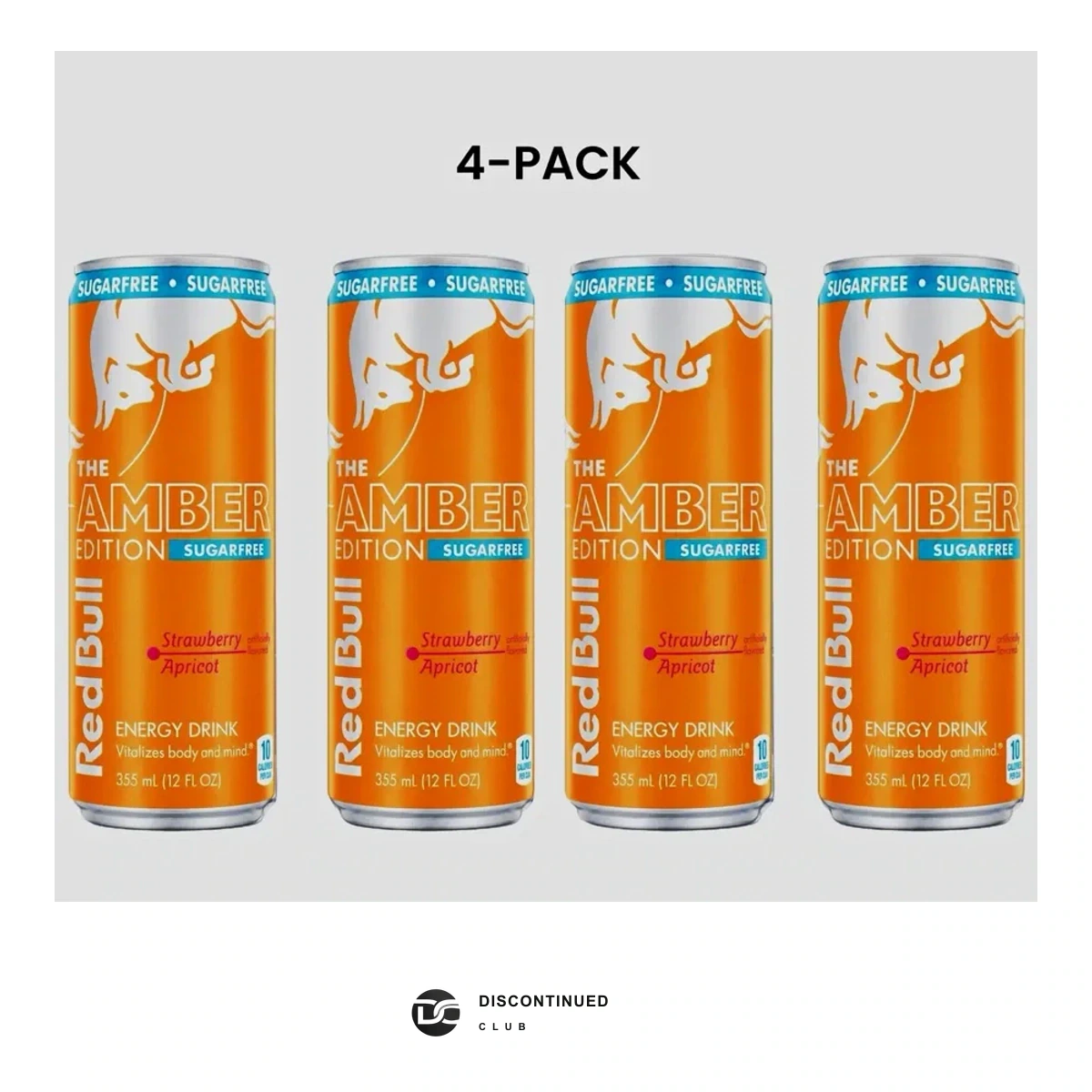 Red Bull Amber Edition Sugar Free (4-Pack) - Discontinued Club listing view