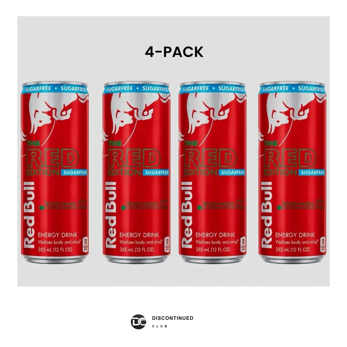 Red Bull Red Edition Sugar Free Watermelon (4-Pack)
