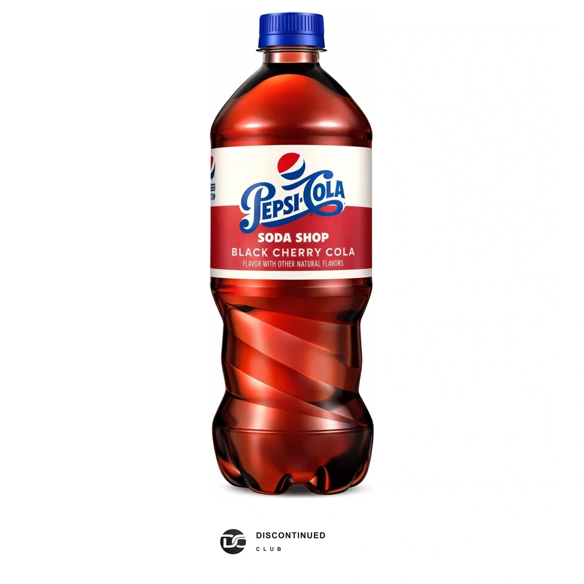 Pepsi Soda Shop Black Cherry Cola 20 oz Bottle previously sold by Discontinued Club