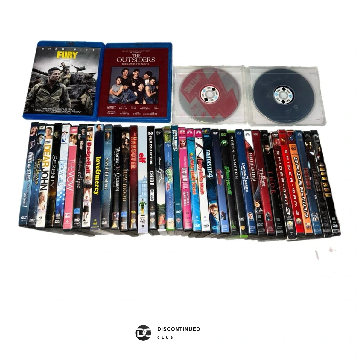 DVD & Blu-ray Movie Lot: Fury, The Outsiders & More previously sold by Discontinued Club