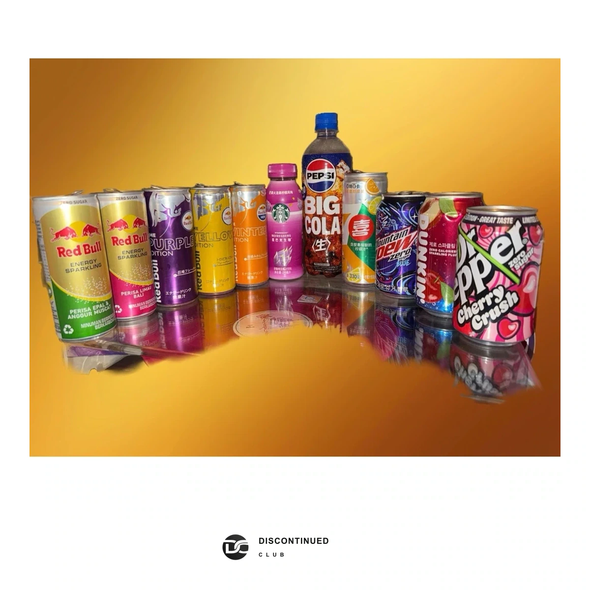 International Empty Soda Can Collector Lot previously sold by Discontinued Club