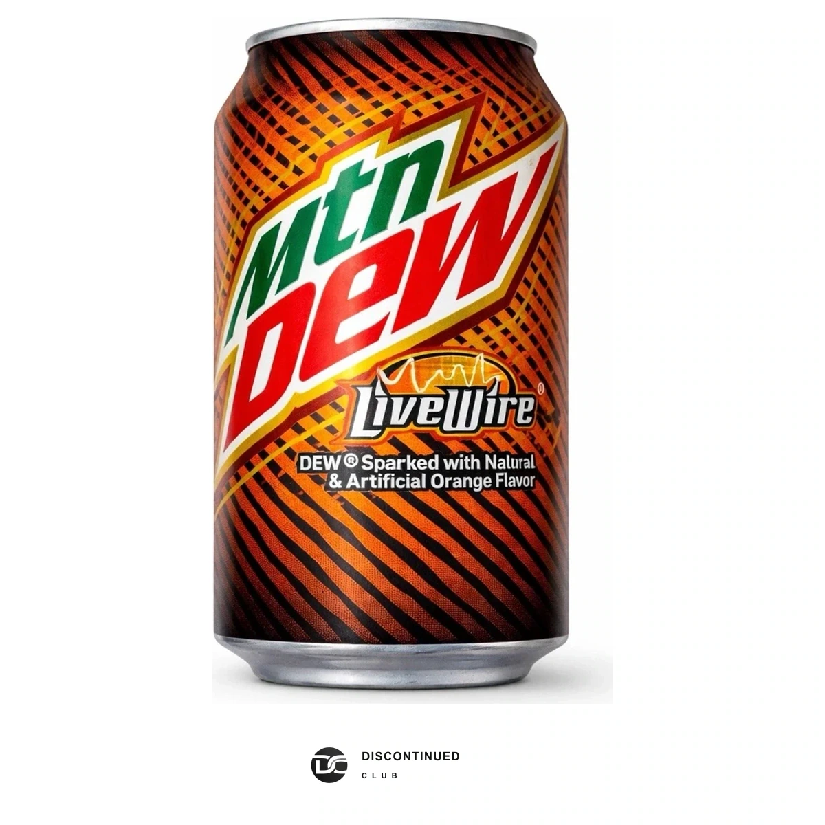 Mountain Dew LiveWire Old-Design 12 oz Can previously sold by Discontinued Club