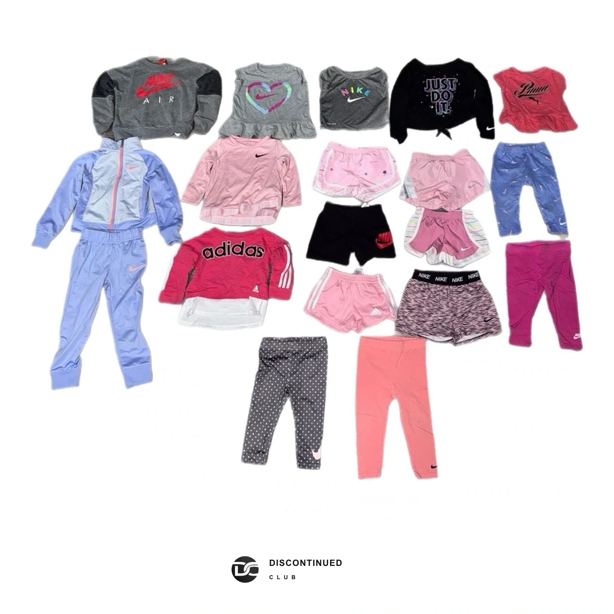 Nike, adidas & Puma Girls Clothing Lot, 6M-3T previously sold by Discontinued Club