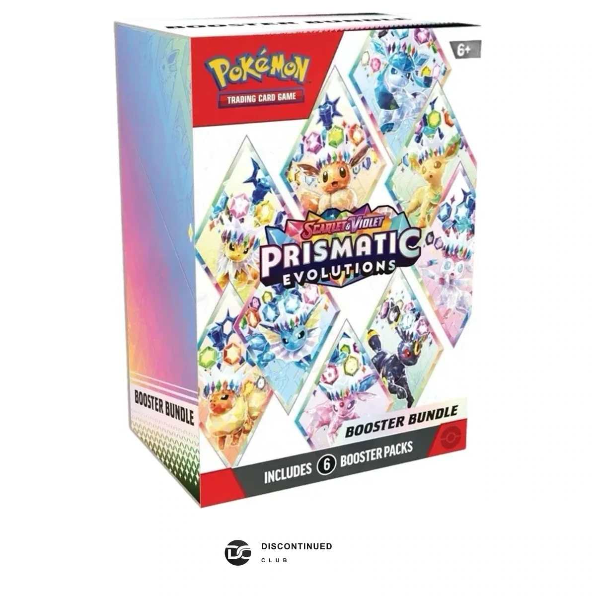 Pokemon Prismatic Evolutions Booster Bundle previously sold by Discontinued Club