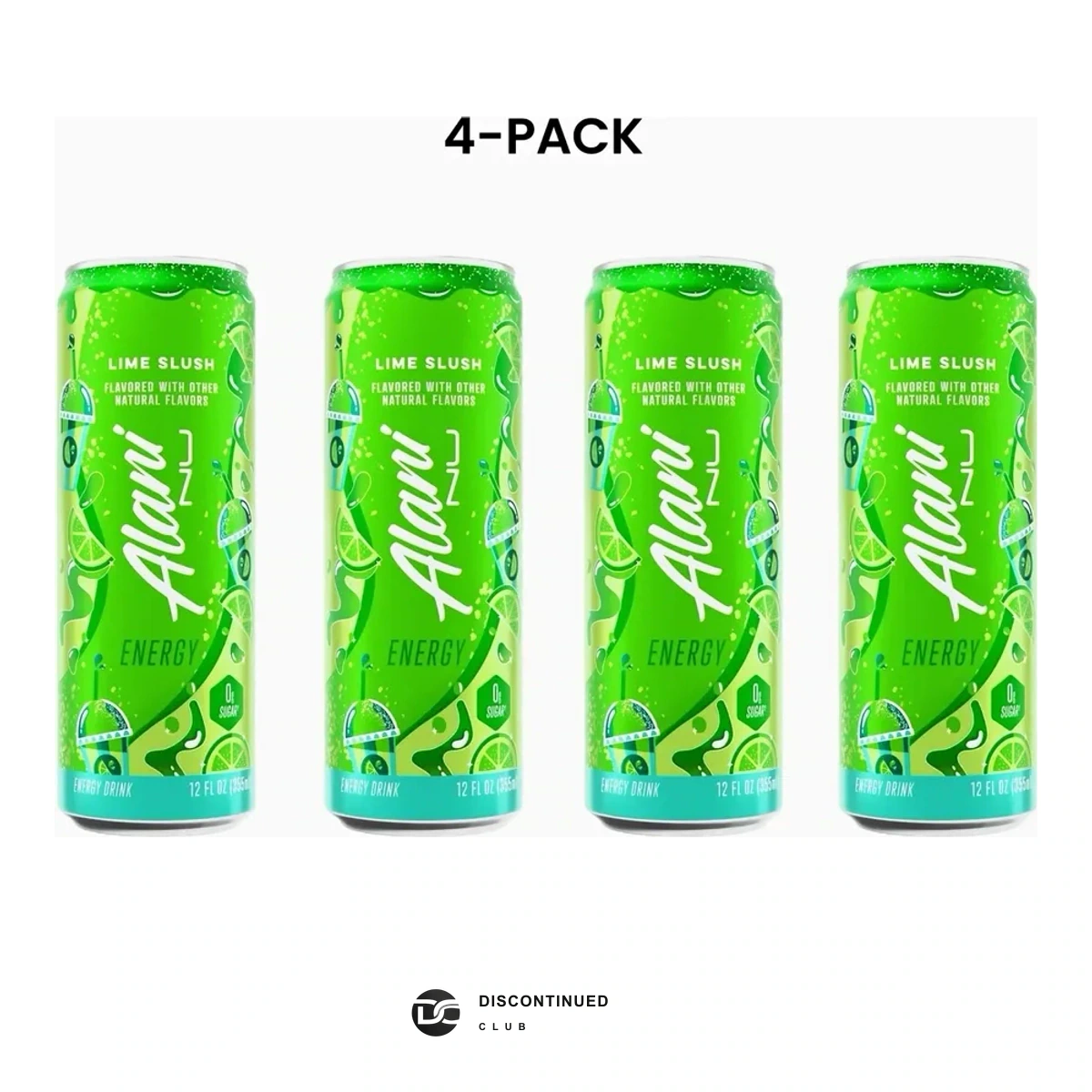 Alani Nu Lime Slush (4-Pack) previously sold by Discontinued Club